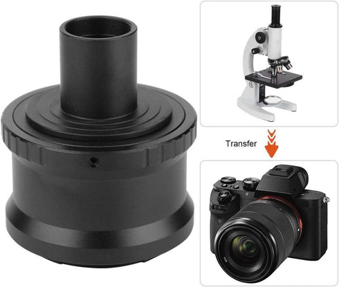 Lens Adapter Ring for NEX Mount, Aluminium Alloy Camera Microscope Eyepieces Converter Adapter M42 * 0.75mm T-NEX Ring 23.2mm to for NEX Mount Cam...