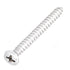 Bolt Dropper #8x1.75" Oval Head Phillips Screws - Ideal for Decks, Roofs, Drawers - Type A Point, Plain Finish - Exterior Grade 18-8(304)Stainless...