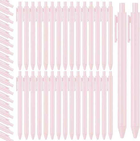Fulmoon 50 Pcs Ballpoint Pens Bulk Retractable Comfortable Writing Pens Cute Back to School Supplies in Medium Point 1.0 mm for Teacher Student Br...