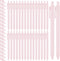 Fulmoon 50 Pcs Ballpoint Pens Bulk Retractable Comfortable Writing Pens Cute Back to School Supplies in Medium Point 1.0 mm for Teacher Student Br...
