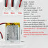 DC 3.7V 530mAh 503035 Rechargeable Lithium Polymer Replacement Battery for DIY 3.7-5V Electronic Product, Mobile Energy Storage Power Supply,Doorb...