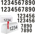 40Pcs Reflective Mailbox Number Sticker Decal Adhesive Reflective Address Numbers 0-9 for Window,Signs,Door,Cars(1 inch),Mailbox Numbers,Tools and...