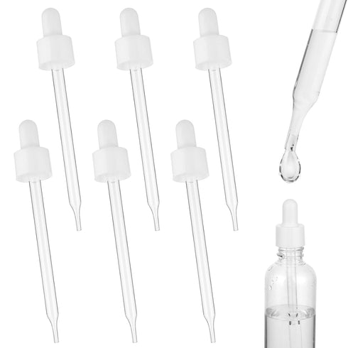 6PCS Glass Dropper Pipettes Beverage Mix Configurator Suitable Bubly SodaStream Drop Flavor Seltzer Flavor Drops for Sparkling Flavor SodaStream A...