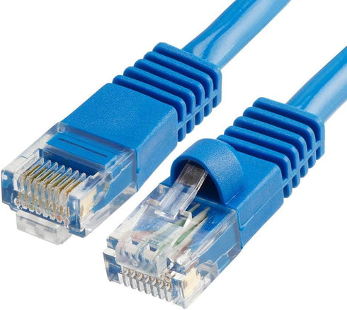 Cmple - Cat5e Ethernet Cable 7 ft, 350 MHz UTP Cat 5e Ethernet Patch Cord, 1Gbps Network LAN Cables, RJ45 Connectors, Compatible with Laptop, Mode...