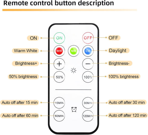 Black Battery Light Bulb, Battery Operated Puck Lights with Remote, AA Battery powered E26 Bulb with Memory Function, dimmable cordless light bulb...