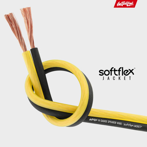 Install Link 14 AWG Gauge Speaker Wire Cable (30 Feet) Stereo, Car or Home Theater, CCA...