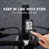 Out Front Bike Combo Mount for Garmin Edge Wahoo Elemnt Computer, Extended Cycling Computer Mount Compatible with Bryton Cateye GoPro and Flashlig...