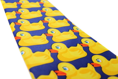 Flairs New York Pet Lovers' Collection Necktie (Yellow Duckie the Ducky)...