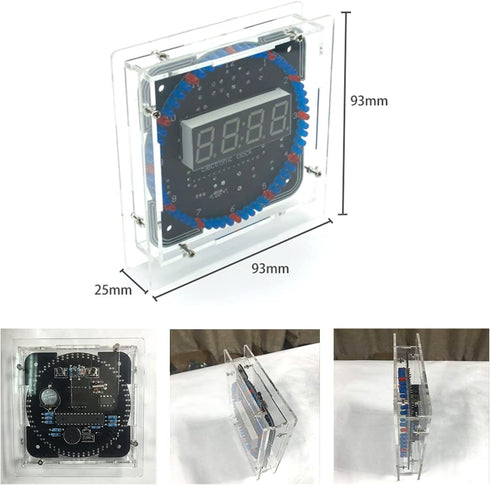 DIY Electronic Clock Kit, Soldering Practice DIY Timer Kit Digital Clock...