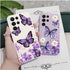 Galaxy Note 20 Ultra Case for Women Girls Cute Butterfly Camera Lens Protector Soft TPU Bumper Silicone Shockproof Protective Cover Phone Case for...