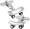 Silver Tone skateboarding Cufflinks For Men With Gift Box....