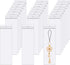 Long Jewelry Bags 2 x 6" 100pcs Poly Zip Seal Storage Bags Clear Necklace Bags with Hang Hole 2 Mil for Candy Gifts Favors Pen Key Chain...