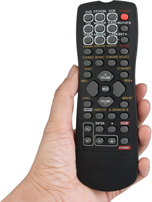 Replacement Remote Control for Yamaha RAV300 YHT-100 RAV120 RX-V2095 RX-V995 RX-V992 RAV150 RV1103 RX-V793 RAV110 AV A/V Receiver...