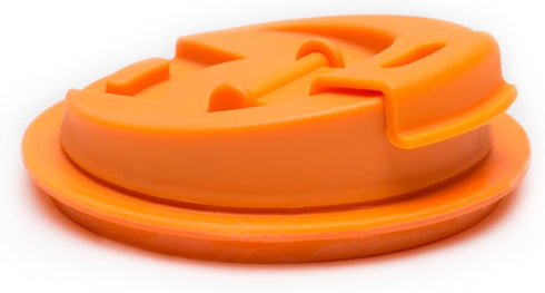Jarware Drink, Orange Lid for Regular-Mouth Mason Jars...