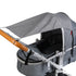 Stroller Cover for Sun, Universal Foldable Stroller Sun Shade, SPF 50 UV Protection, Infant Newborn Outdoor Stroller Shade Canopy Attachment for S...
