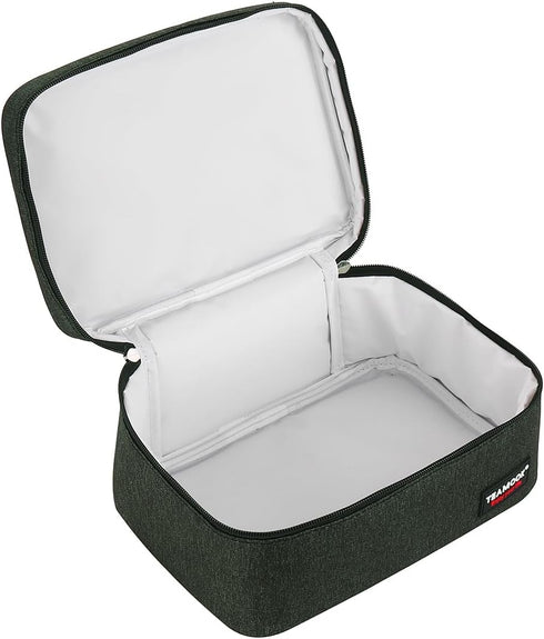 Small Lunch Bag Mini Lunch Box Insulated Portable for Adults Men Women Work with Handle Black...