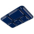 Carlisle FoodService Products Right Hand 6-Compartment Melamine Tray 14.5" x 10" - Dark Blue...