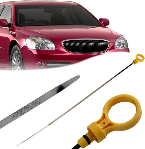 Engine Oil Level Dipstick Indicator Compatible with 2005-2009 Buick Lacrosse,2006-2008 Lucerne,1996-04 Regal,00-05 Impala,98-99 Lunima,98-99 Oldsm...