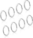 24 Pack Flat Key Rings Metal Split Ring for Home Car Keys Organizations, Jewelry Making, 1 Inch (Silvery)...
