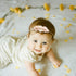 cherrboll 3pcs Baby Girl Flower Headbands, Super Soft & Stretchy Nylon Floral Hairbands for Newborn Toddler...