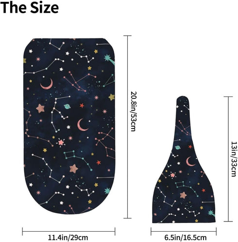 Space Galaxy Constellation Swaddle with Beanie Set, Soft and Stretchy Space Baby Stuff Blanket Swaddle Sleep Sack for Newborn Boy and Girl...
