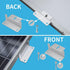 4 Units per set Solar Panel Mounting Z Brackets, Solar Panel Mounting Brackets Lightweight Aluminum Corrosion-Free for RVs, Trailers, Boats, Yacht...