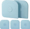 Pan Scraper, 5 Pcs Pot Scraper Plastic, Pot Scraper Non Scratch for Cast Iron, Pot and Pan Cleaning, Sturdy Scraper Kitchen Tool-Aqua...