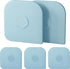 Pan Scraper, 5 Pcs Pot Scraper Plastic, Pot Scraper Non Scratch for Cast Iron, Pot and Pan Cleaning, Sturdy Scraper Kitchen Tool-Aqua...