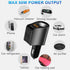LIHAN Cigarette Lighter Socket Adapter, Car Charger fit for 12V/24V Outlet Plug Splitter with Multi USB Ports, Voltmeter Compatible for iPhone, Ga...
