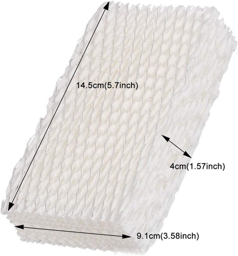 SaferCCTV WF813 Humidifier Filters, Replacement Humidifier Wick Filters Compatible with ReliOn WF813 HC832, DH-830 / DH830 Series Cool Moisture Humidifier (3pc)