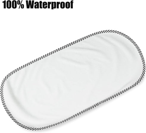 PandaEar 4 Pack Waterproof Changing Pad Liners, Baby Diaper Changing Underpads Liner Soft Changing Table Cover -23.6" x 11.8"...