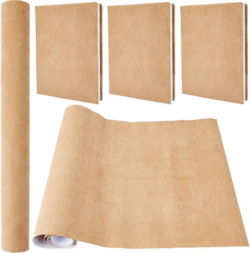 CRASPIRE 51 x 11.8inch Suede Book Cloth for Book Binding Fabric Surface Paper Backed Book Cover Books Album Scrapbooking Archival Covering Protect...