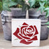 DLY LIFESTYLE Rose Stencil for Painting on Wood, Canvas, Paper, Fabric, Walls and Furniture - Rose Flower Stencil - 6x6 Inches - Reusable DIY Art ...