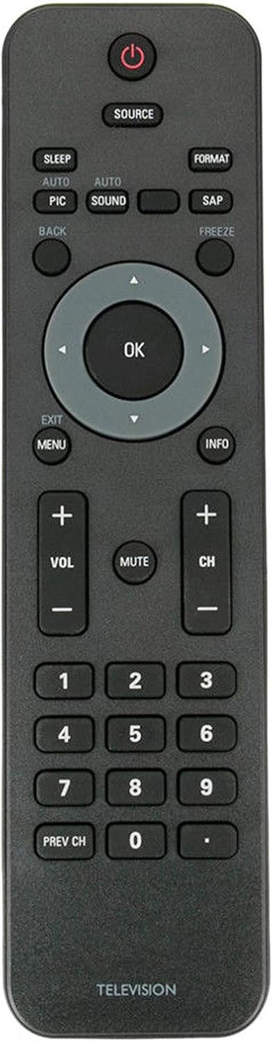 Replacement Remote Control fit for Philips LCD TV 32PFL3504D 32PFL3514D 42PFL3704D 42PFL7603 47PFL7603 22PFL3504D 19PFL3505D 32PFL3504D 42PFL3704D...