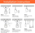 360°Rotating Hammock Hanging Kit - Heavy Duty Hanging Hooks for Swing Hanging Hook kit Stainless Steel 1000 lb Loading Hammock Hooks for Trapeze, ...