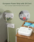 European Travel Plug Adapter with USB C, ROOTOMA Outlet Converter US to Europe 3 Outlets 3 USB Ports, International Power Strip for EU Spain Franc...