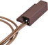 uxcell Wired Door Contact Window Sensor NC Surface Mount Magnetic Reed Switch Brown 3 Pcs...