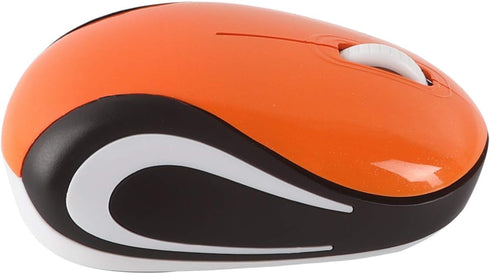 elec Space Mini Small Wireless Mouse for Travel Optical Portable Mini Cordless Mice with USB Receiver for PC Laptop Computer (Orange)...
