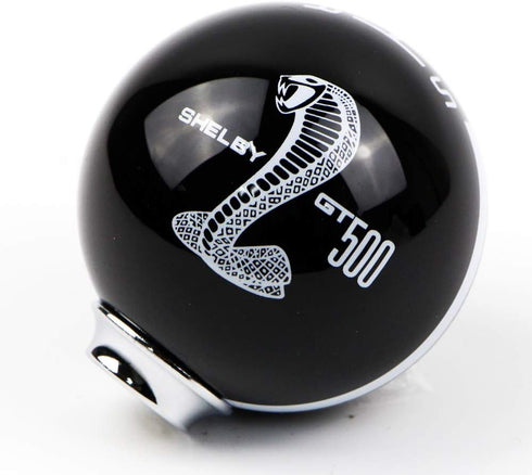for Ford Mustang Car Gear Shift Knob 5 Speed Cobra Logo Manual Handle Ball (Black & White)...
