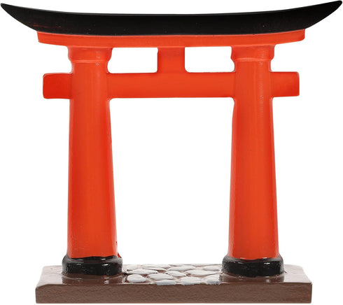 IMIKEYA Japanese Torii Gate Fish Tank Decoration Bonsai Torii Fish Aquarium Decoration Chinese Decor Mini Torii Gate Model Terrarium Fairy Gardens...