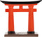 IMIKEYA Japanese Torii Gate Fish Tank Decoration Bonsai Torii Fish Aquarium Decoration Chinese Decor Mini Torii Gate Model Terrarium Fairy Gardens...