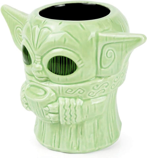 Geeki Tikis Star Wars: The Mandalorian The Child Baby Yoda Mug | Official Star Wars Collectible Tiki Style Ceramic Cup | Holds 16 Ounces...