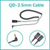 daily headset 2.5mm Quick Disconnect Coil Cable Compatible with Plantronics QD Work with Cordless or Cell Phones Which Have a 2.5mm Port...