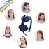 7Rainbows Fashion Cute Navy Blue Bow Headband Back to School Headbands for Girls Toddlers....
