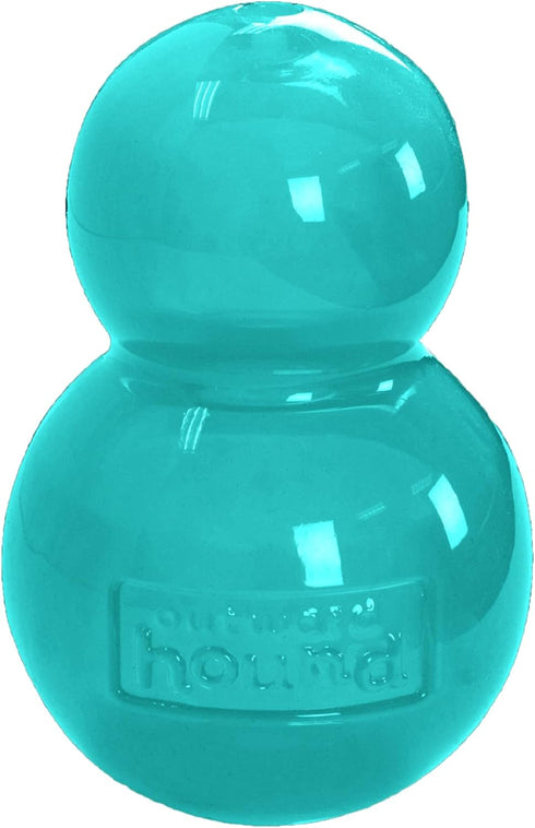 Outward Hound Double-Tuff Interactive Treat Stuffer Dog Chew Toy, Durable Dog Toy, Medium, Blue...