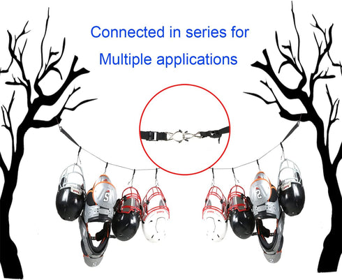 Hanging Multipurpose Portable Equipment Gear Portable Hockey Gear Hanger ice Hockey Gear Hanger Organizer with Adjustable Hooks for Home Travel Ou...