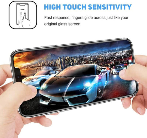 4 Pack Tempered Glass Film + Cover for Doogee S110 (6.58"), 9H Hardness Screen Protector and Soft Silicone Case Bumper Transparent Protective TPU ...
