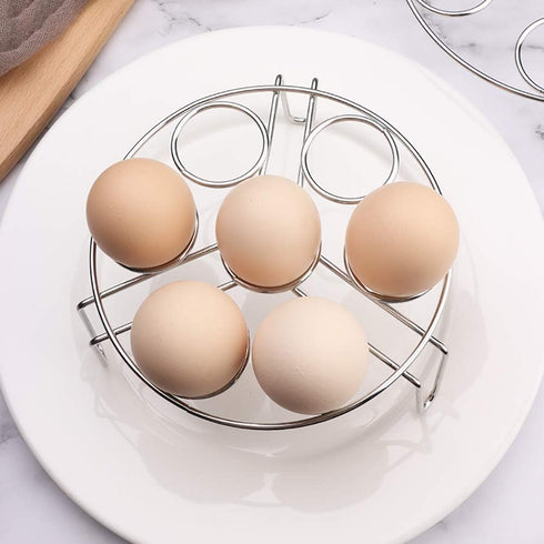 Egg Steamer Rack, Alamic Egg Rack Steamer Trivet Basket Stand for Instant Pot 3 Quart Accessories and Pressure Cooker 3 Qt Accessories, Stainless ...