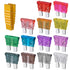 130PCS Standard Blade Car Fuse Assortment, SIM&NAT 1A 2A 3A 4A 5A 7.5A 10A 15A 20A 25A 30A 35A 40A Auto Medium Blade Fuses Kit - ATC/APR/ATO/ATS A...