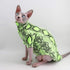 Limited Edition Cool Sphynx Hairless Cat Summer Snake Skin pattern Cotton T-Shirts Pet Clothes, Round collar vest Kitten Shirts sleeveless, Cats &...
